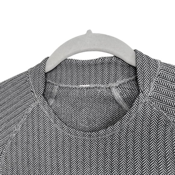 Lululemon Think Fast Long Sleeve, Herringbone - Picture 4 of 6